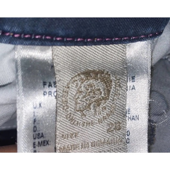 Diesel Grupee Super Slim Skinny Low Waist Wash 0818G 28 X 32 Stretch Distressed - Picture 12 of 16